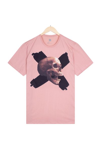 x caveira rosa