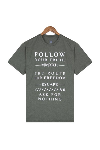 follow your thuth verde denegredo