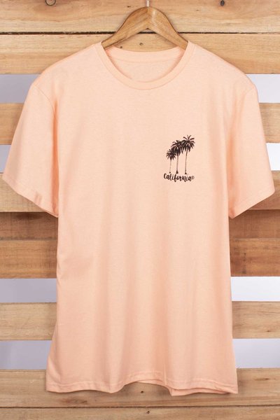 camiseta coconut tree laranja
