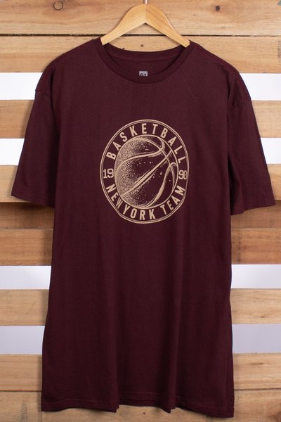 camisetas plus basketball vinho 2