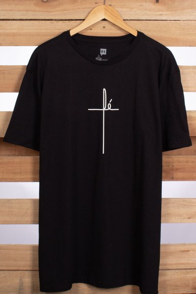 camisetas fe plus preto