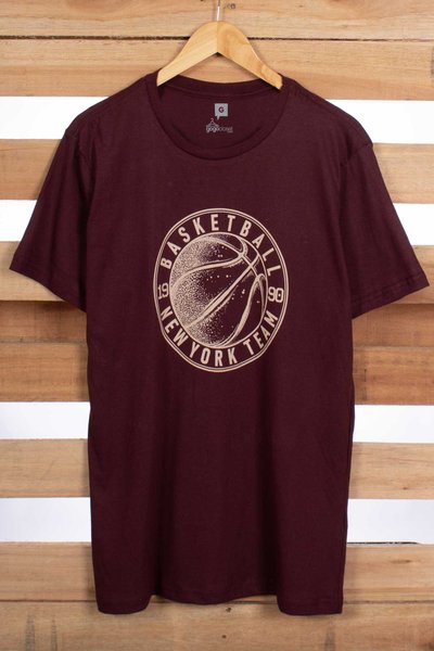 camiseta basket ball vinho