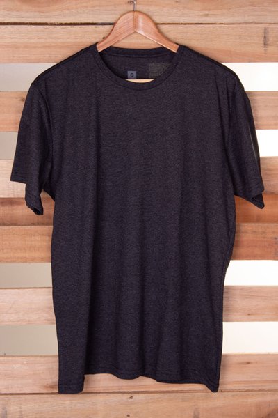 camiseta basica mescla escuro