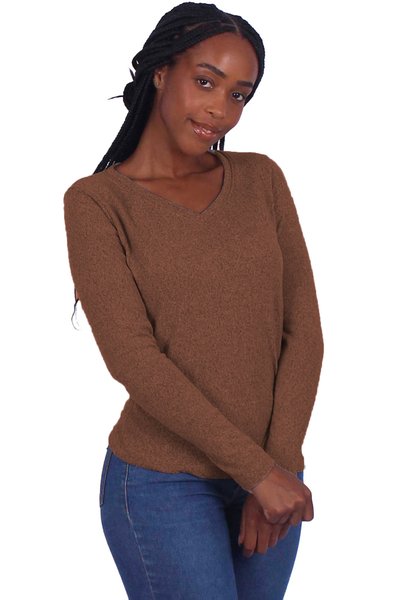 blusa la gola v marrom