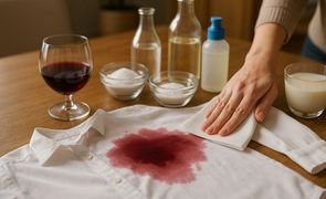 Como Tirar Mancha de Vinho da Roupa