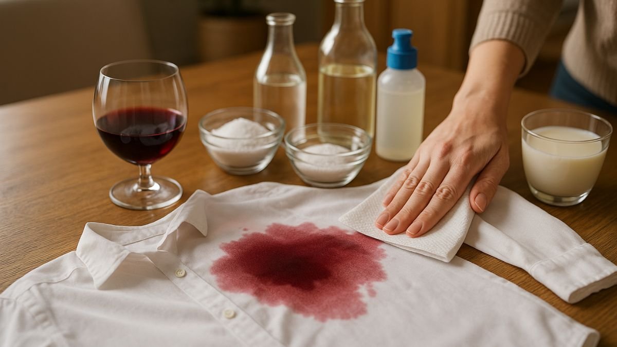 Como Tirar Mancha de Vinho da Roupa