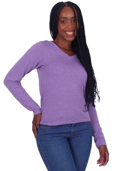 blusa la gola v lilas 3 1